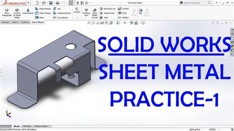 solidworks sheet metal advanced|solidworks sheet metal test.